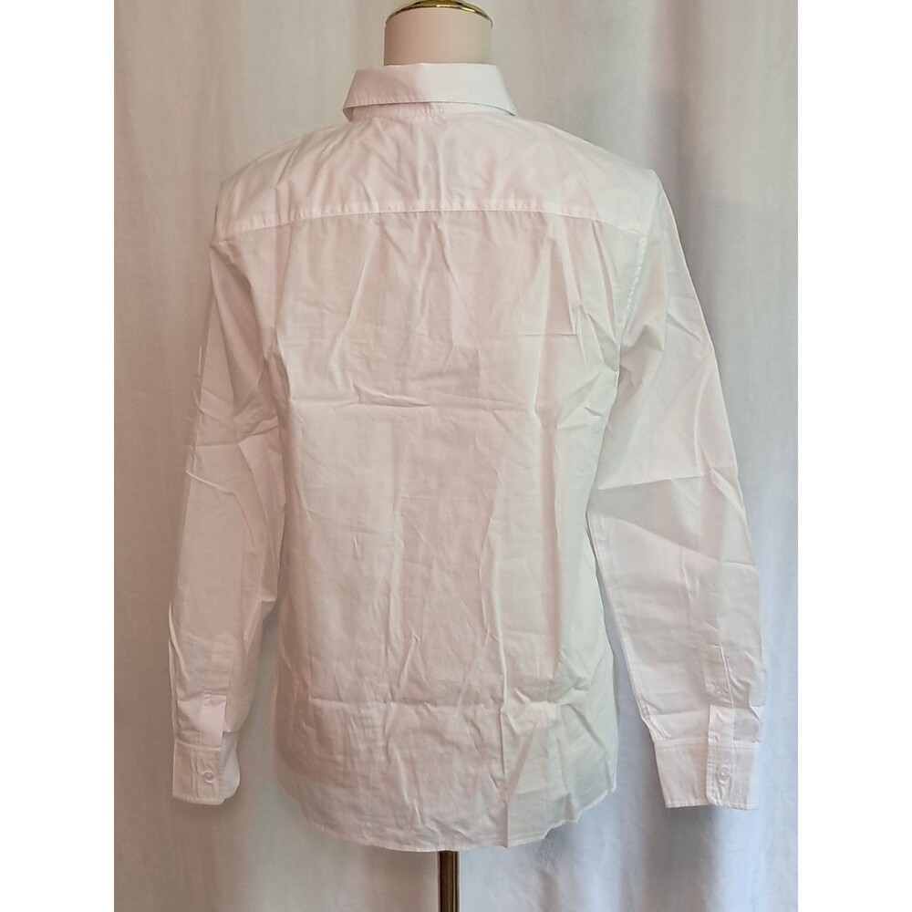 J.Crew Jules Classic Fit Cotton Poplin Shirt White PLEASE READ CN474 Size 6 NWT - Picture 4 of 10